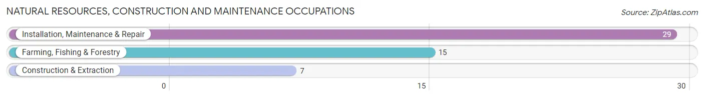 Natural Resources, Construction and Maintenance Occupations in Caney