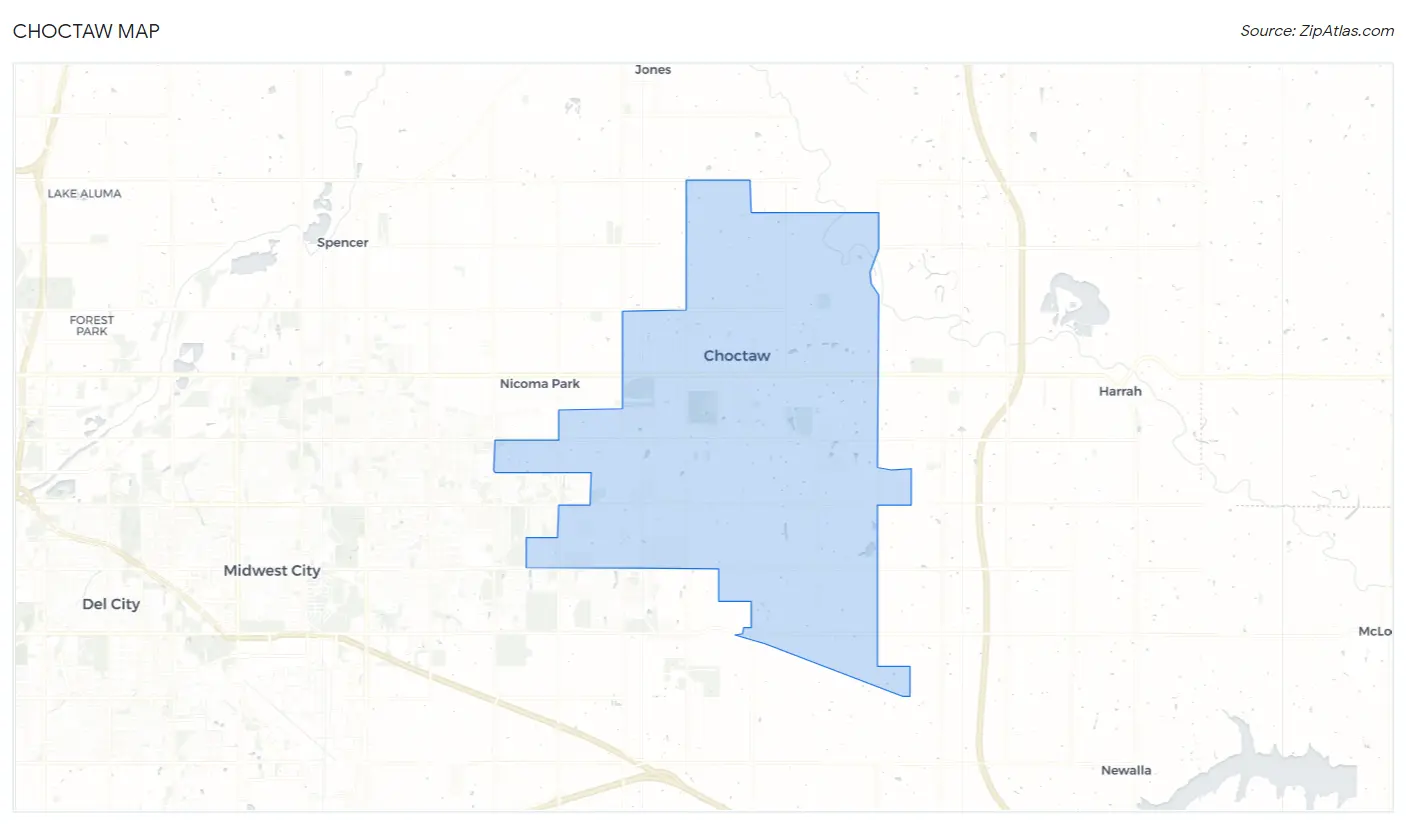 Choctaw Map