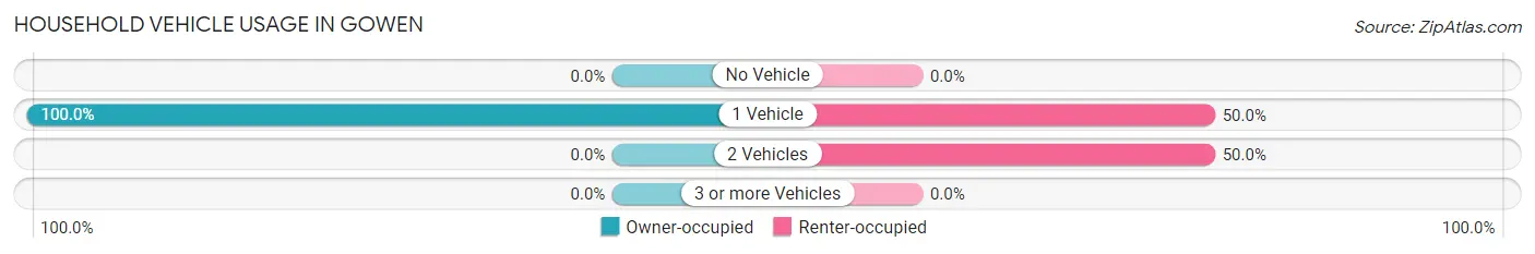 Household Vehicle Usage in Gowen