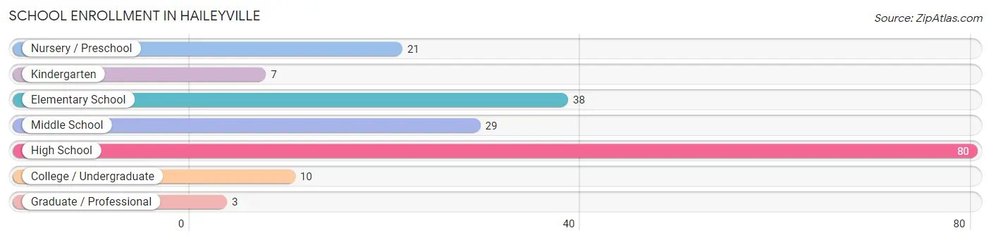 School Enrollment in Haileyville