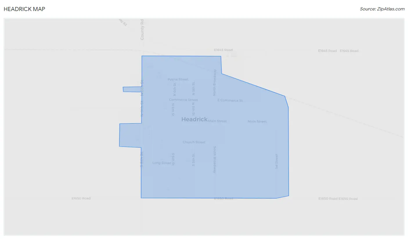 Headrick Map