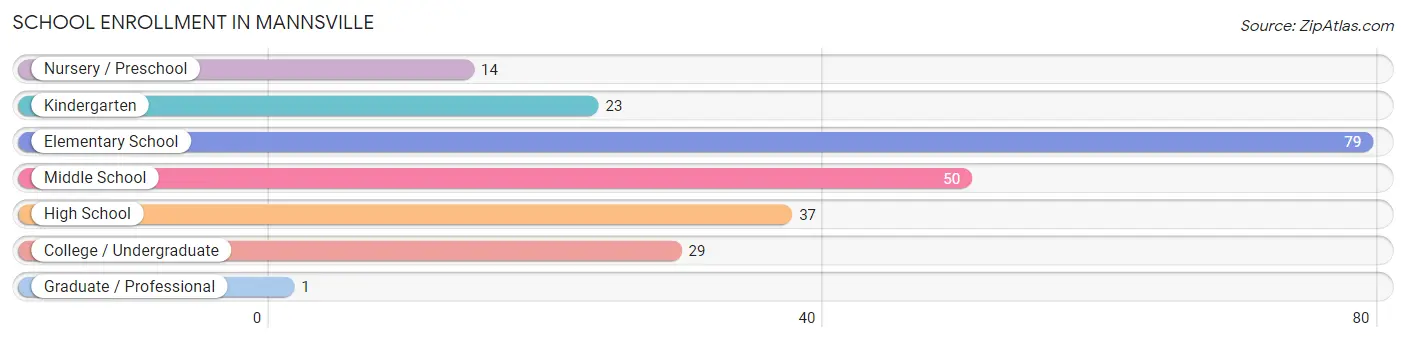 School Enrollment in Mannsville