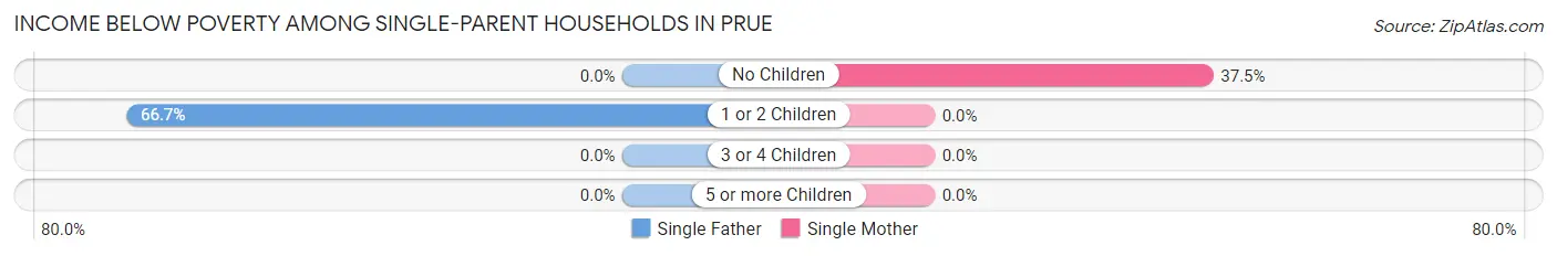 Income Below Poverty Among Single-Parent Households in Prue