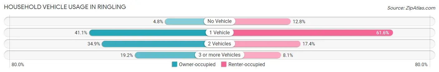 Household Vehicle Usage in Ringling
