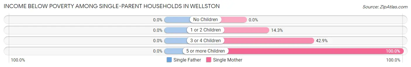 Income Below Poverty Among Single-Parent Households in Wellston