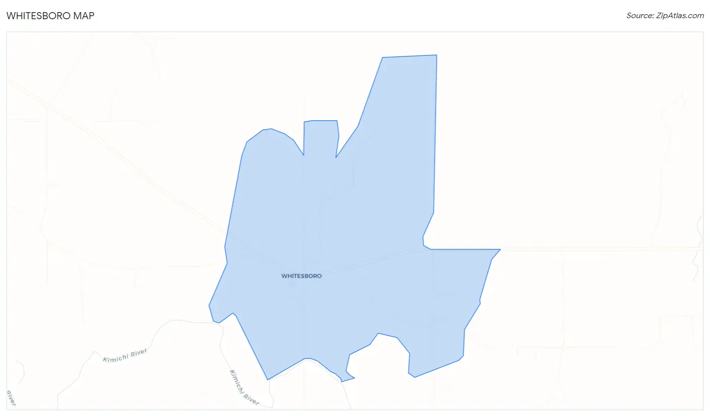 Whitesboro Map