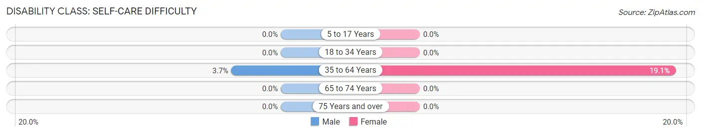 Disability in Idanha: <span>Self-Care Difficulty</span>