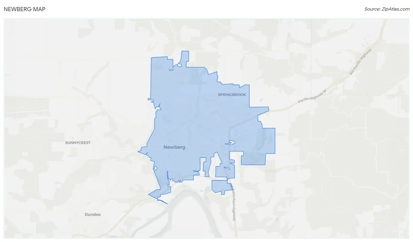 Newberg Map