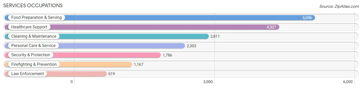 Services Occupations in Salem