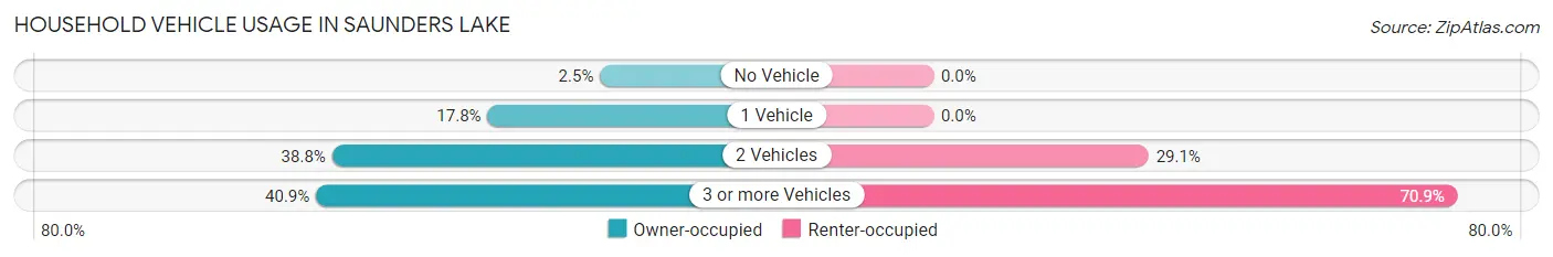 Household Vehicle Usage in Saunders Lake