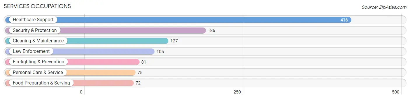 Services Occupations in Silverton