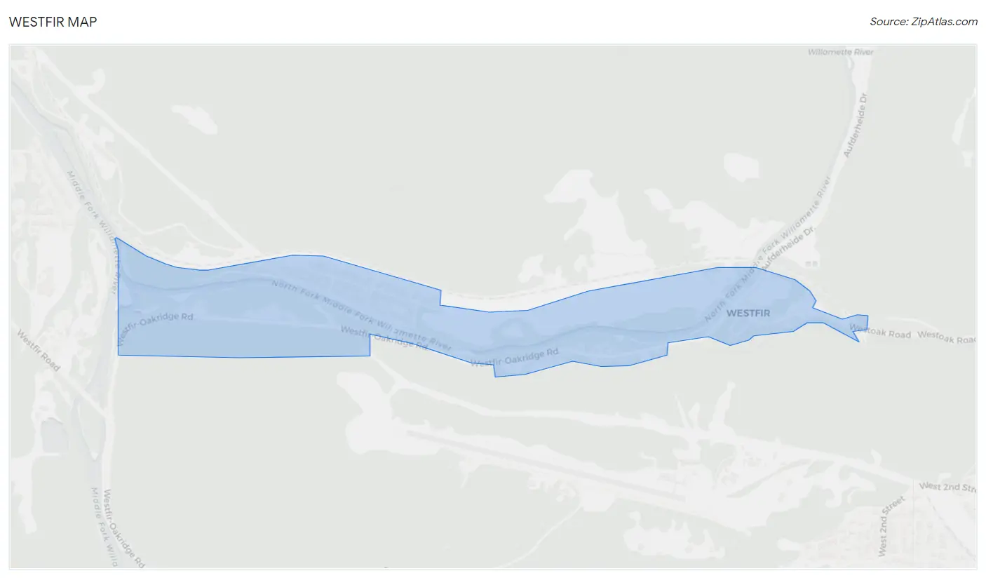 Westfir Map