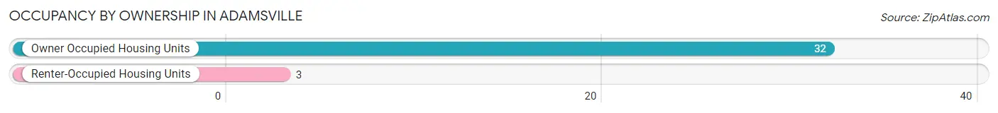 Occupancy by Ownership in Adamsville
