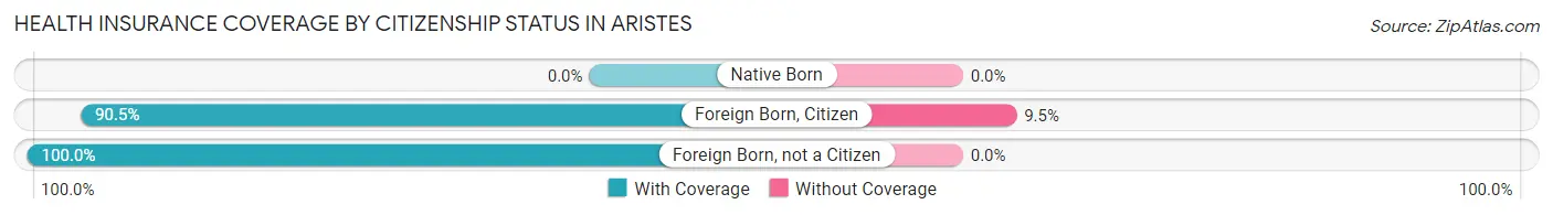 Health Insurance Coverage by Citizenship Status in Aristes