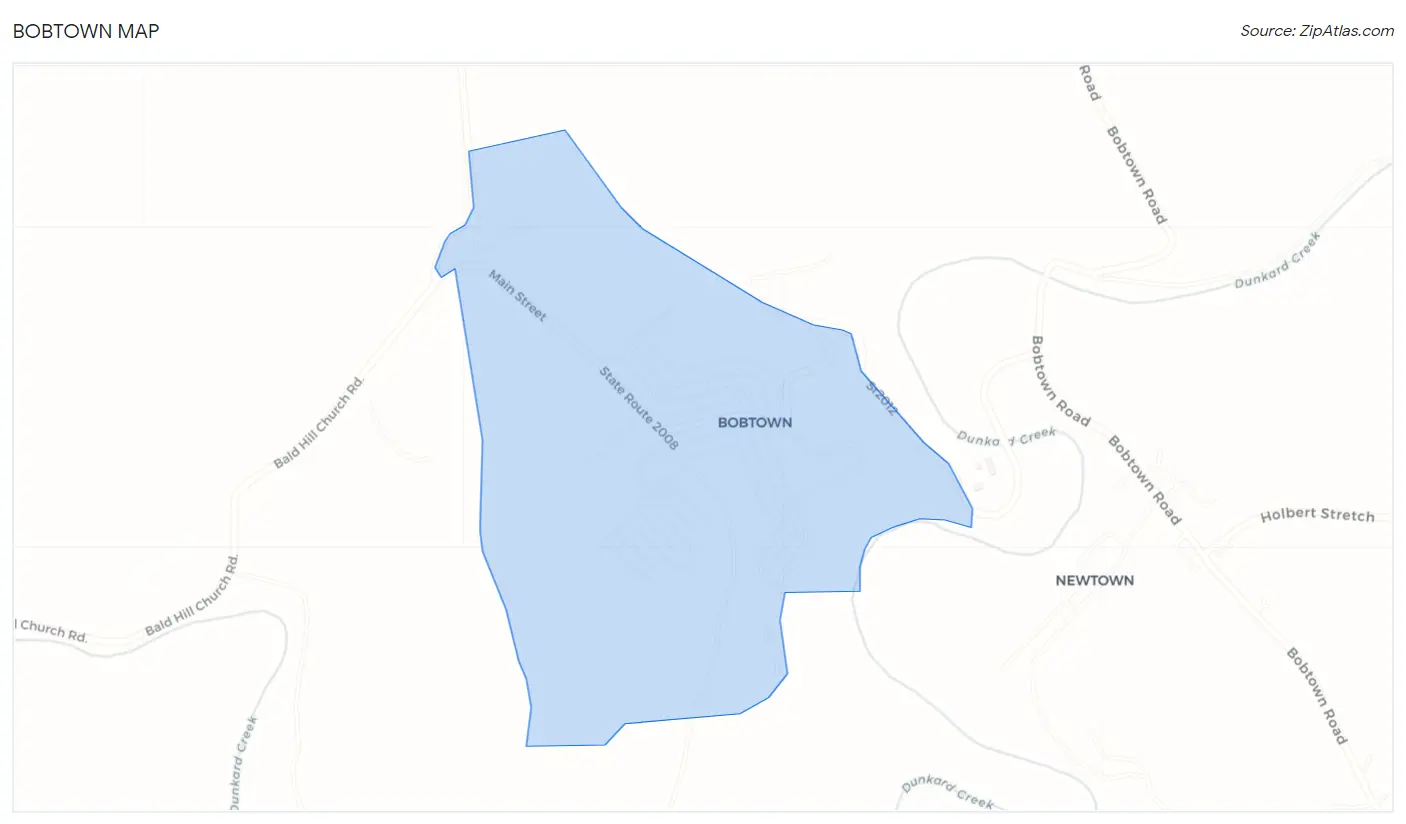 Bobtown Map
