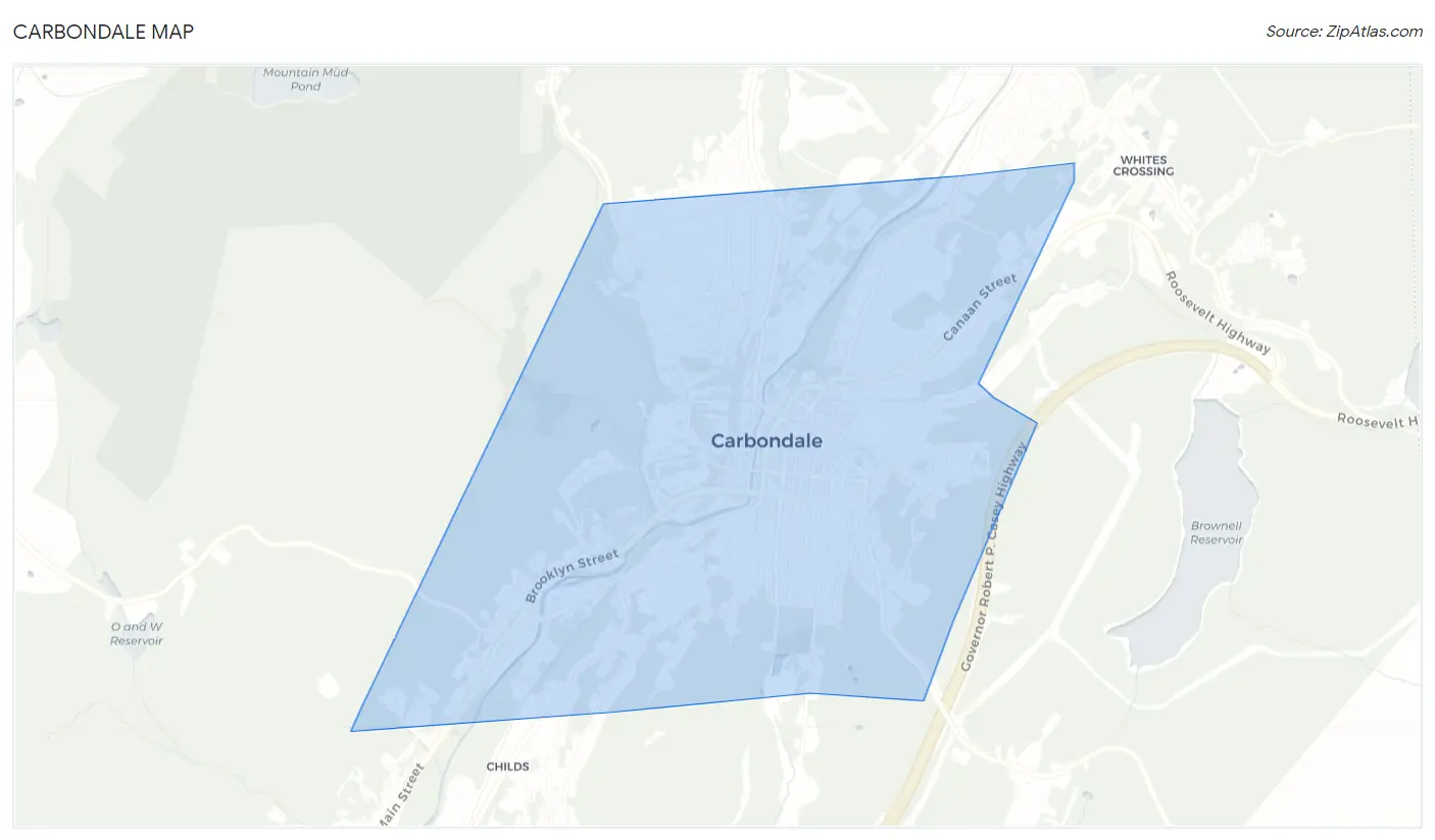 Carbondale Map