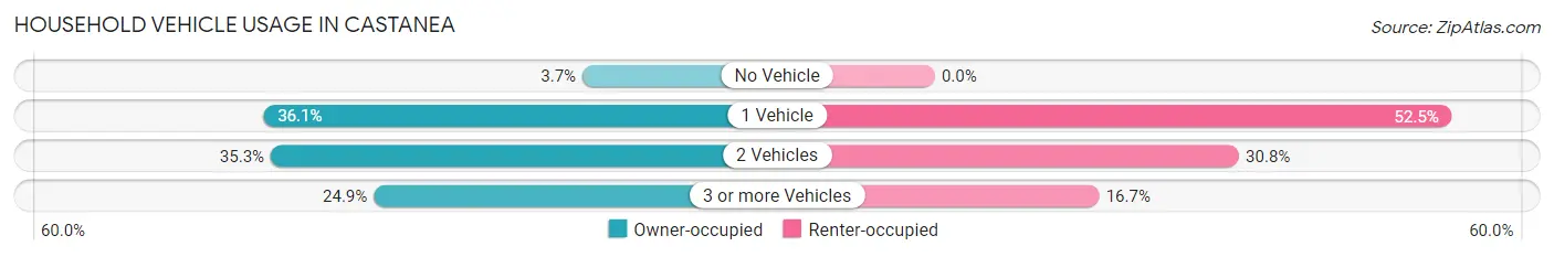 Household Vehicle Usage in Castanea