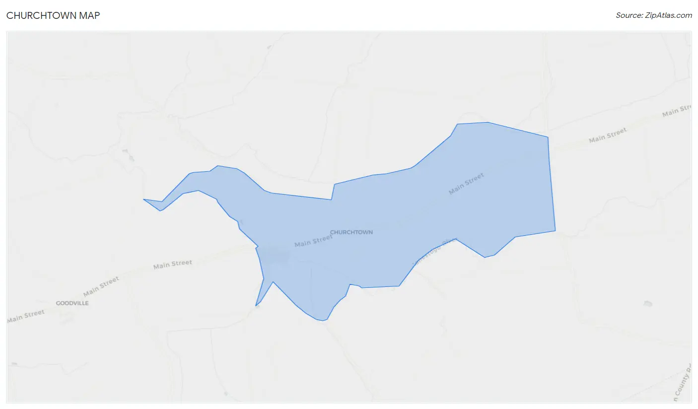 Churchtown Map