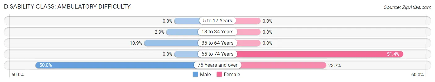 Disability in Farmington: <span>Ambulatory Difficulty</span>