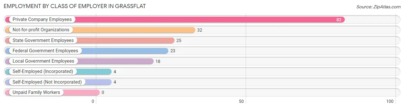 Employment by Class of Employer in Grassflat