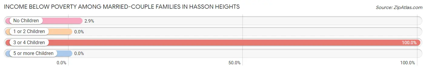 Income Below Poverty Among Married-Couple Families in Hasson Heights
