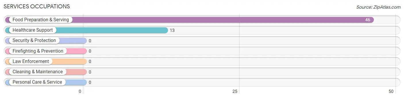 Services Occupations in Julian