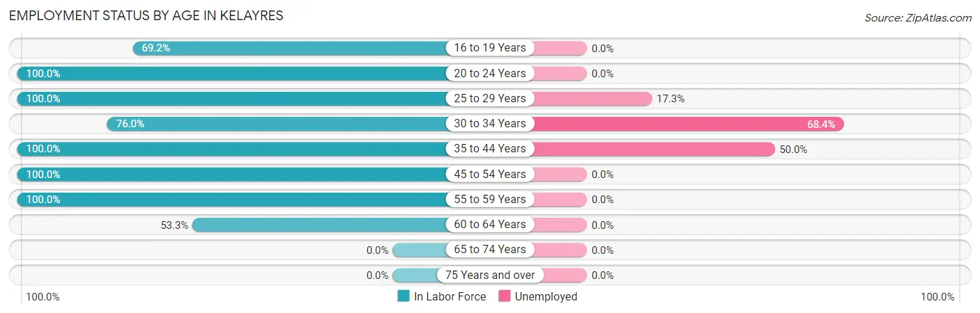 Employment Status by Age in Kelayres