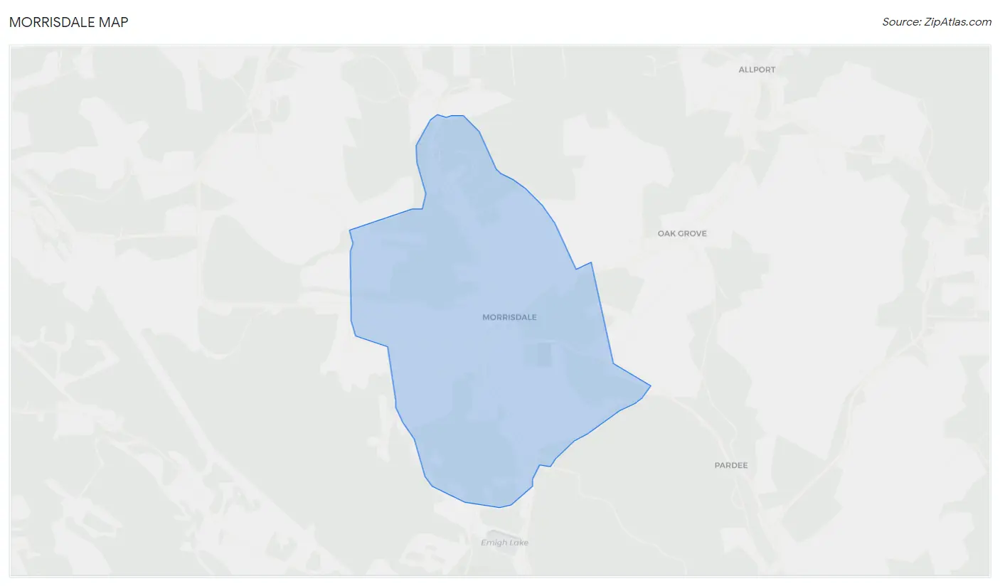 Morrisdale Map