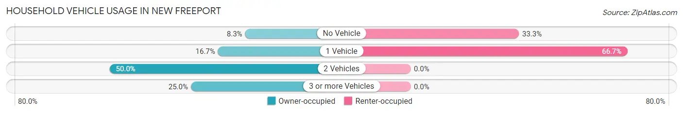 Household Vehicle Usage in New Freeport