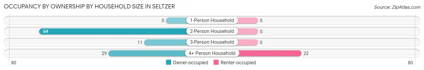 Occupancy by Ownership by Household Size in Seltzer
