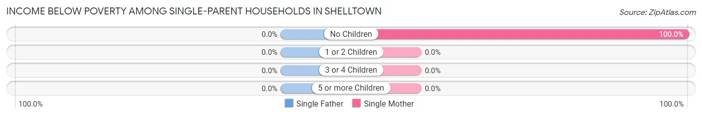 Income Below Poverty Among Single-Parent Households in Shelltown