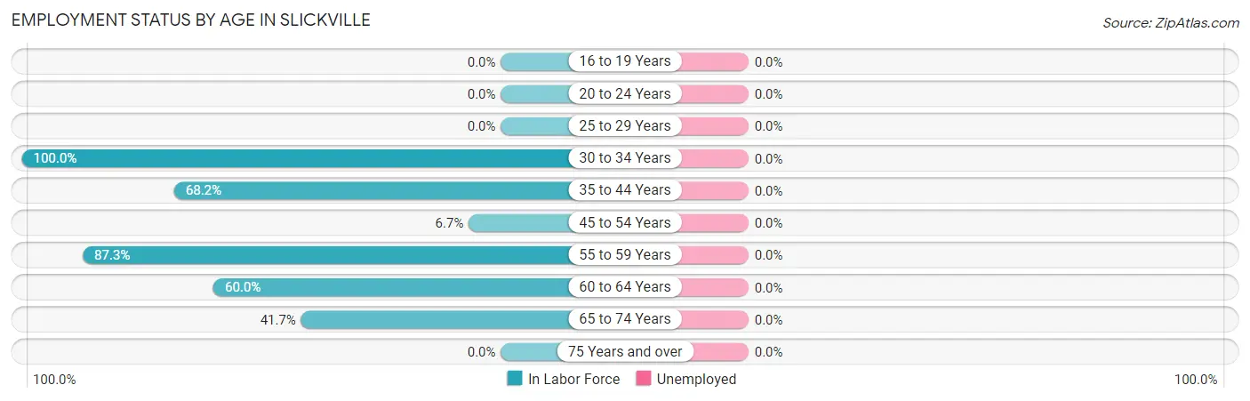 Employment Status by Age in Slickville