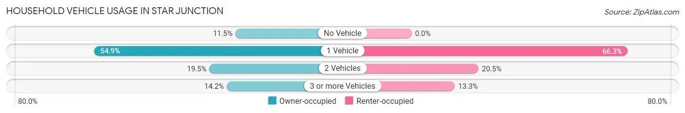 Household Vehicle Usage in Star Junction