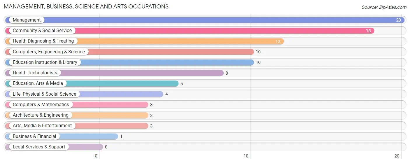 Management, Business, Science and Arts Occupations in Stouchsburg