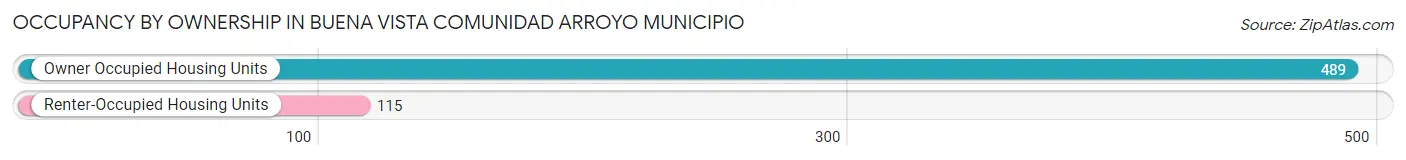 Occupancy by Ownership in Buena Vista comunidad Arroyo Municipio