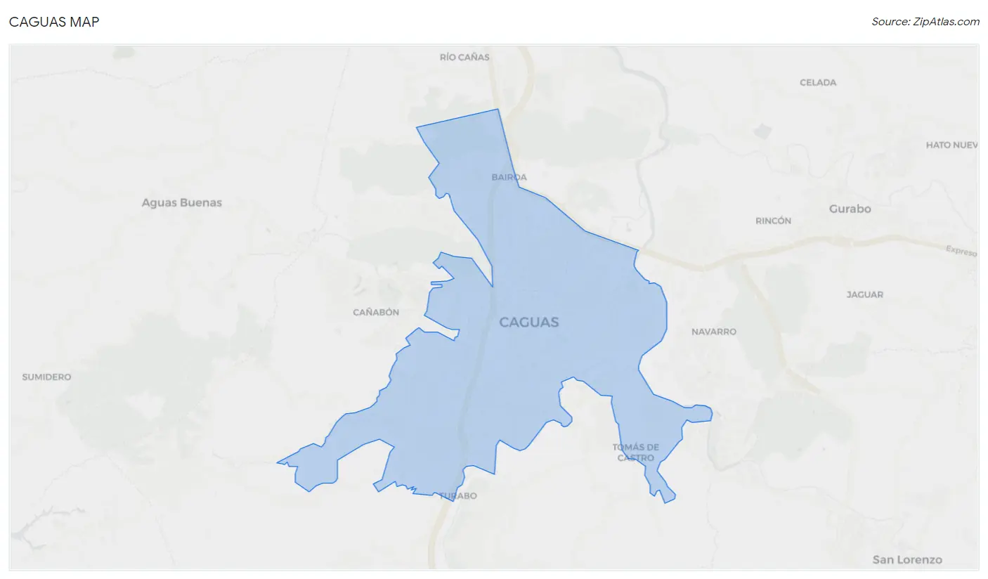 Caguas Map