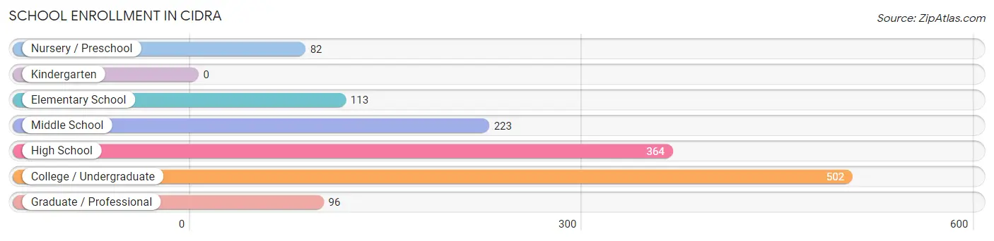 School Enrollment in Cidra