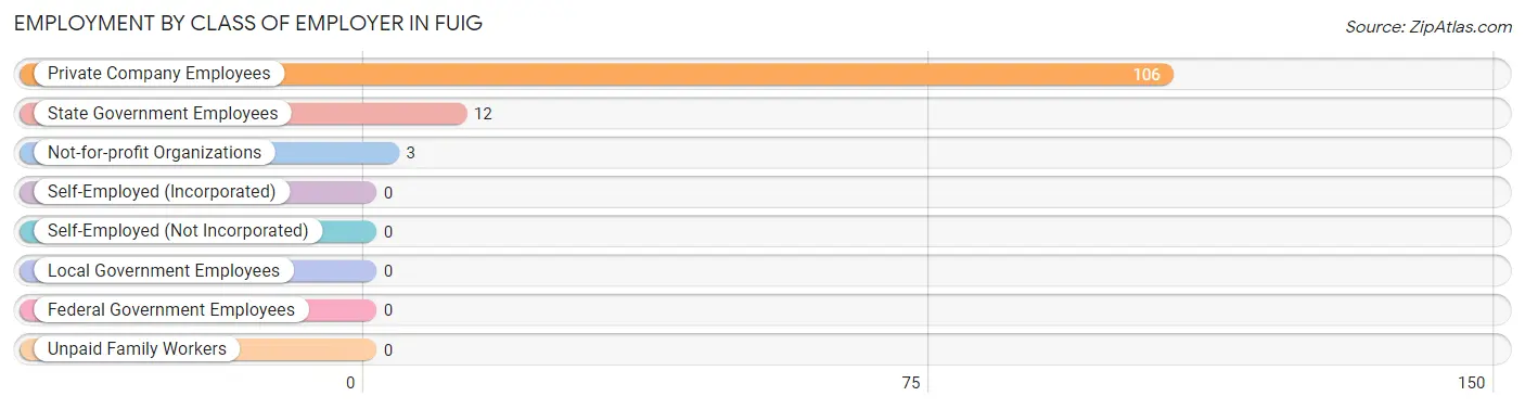 Employment by Class of Employer in Fuig