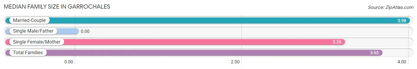 Median Family Size in Garrochales