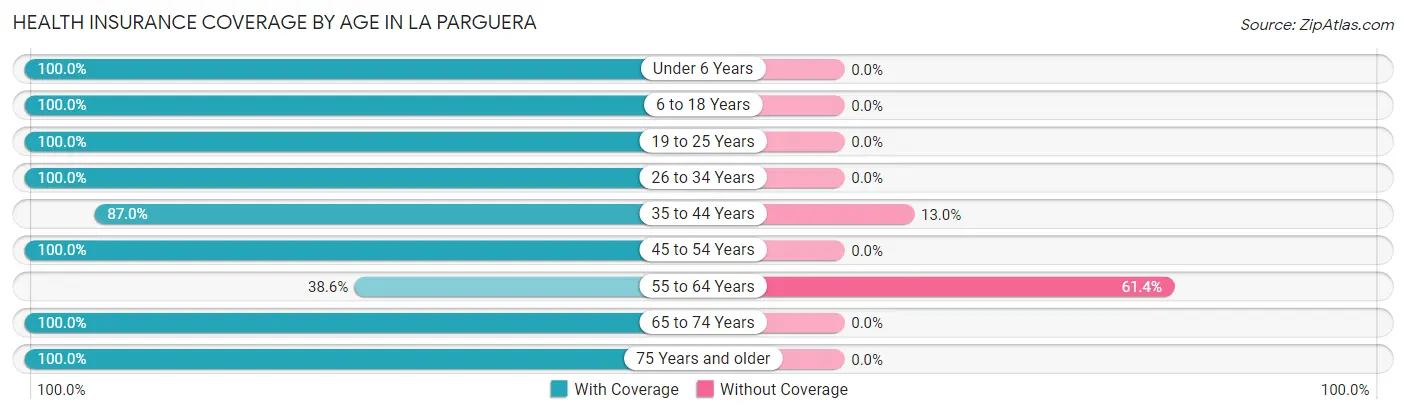 Health Insurance Coverage by Age in La Parguera