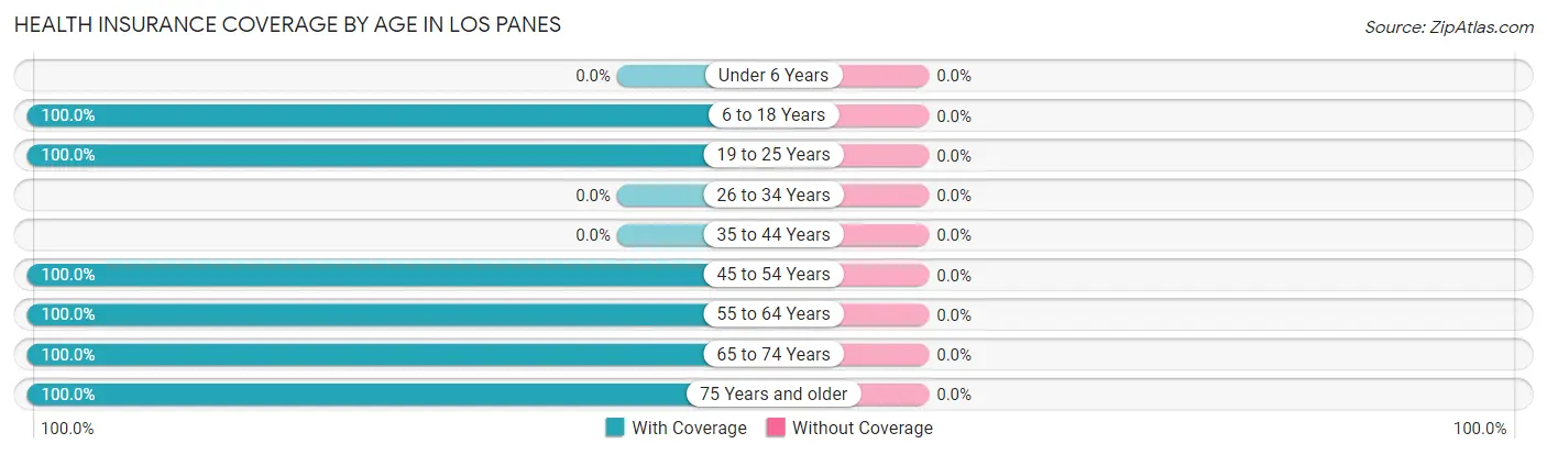 Health Insurance Coverage by Age in Los Panes