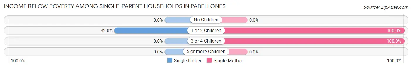 Income Below Poverty Among Single-Parent Households in Pabellones