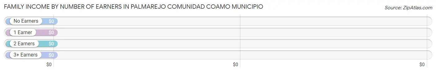 Family Income by Number of Earners in Palmarejo comunidad Coamo Municipio