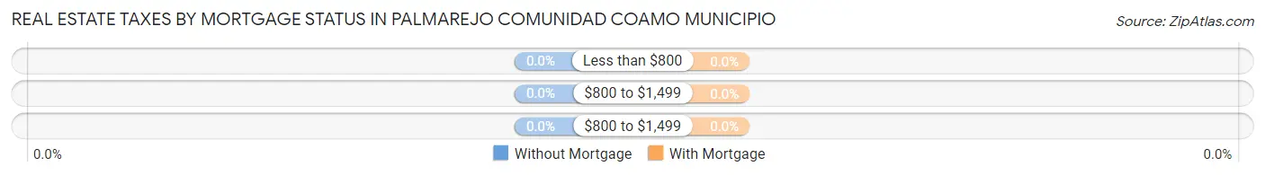 Real Estate Taxes by Mortgage Status in Palmarejo comunidad Coamo Municipio