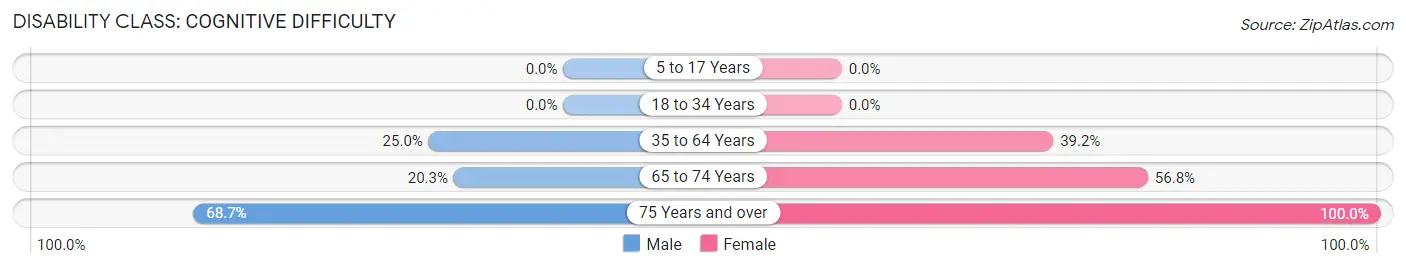 Disability in Parcelas La Milagrosa: <span>Cognitive Difficulty</span>