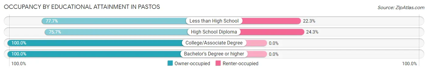 Occupancy by Educational Attainment in Pastos