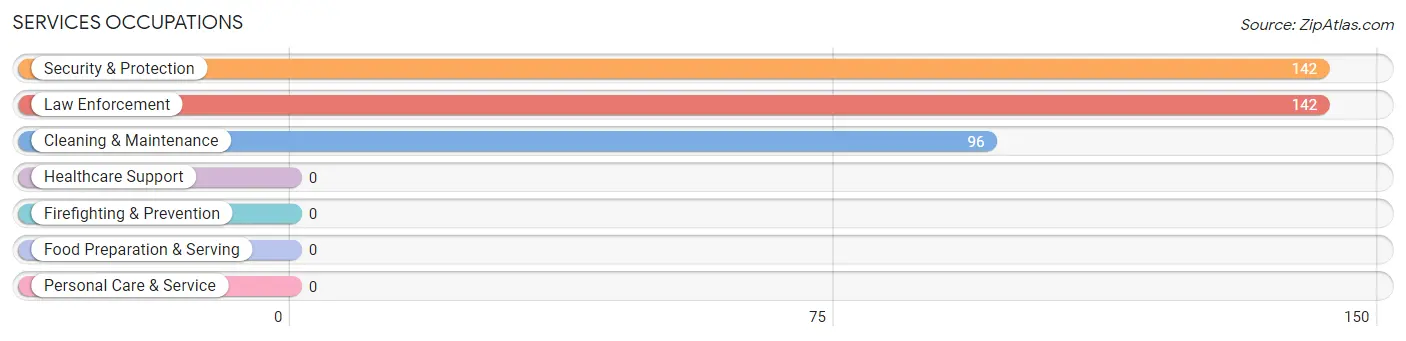 Services Occupations in Piedra Gorda