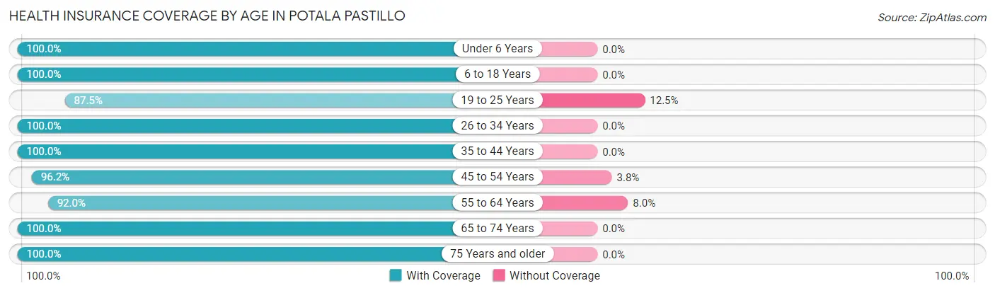 Health Insurance Coverage by Age in Potala Pastillo