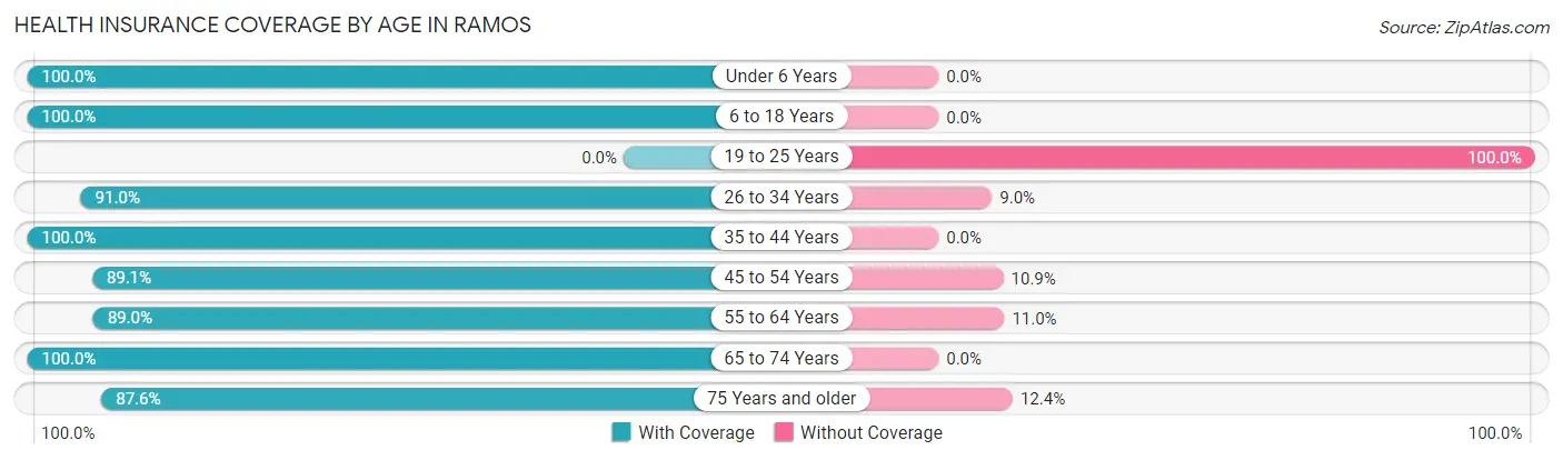 Health Insurance Coverage by Age in Ramos