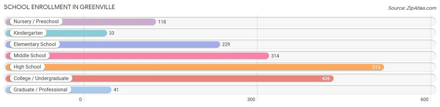 School Enrollment in Greenville